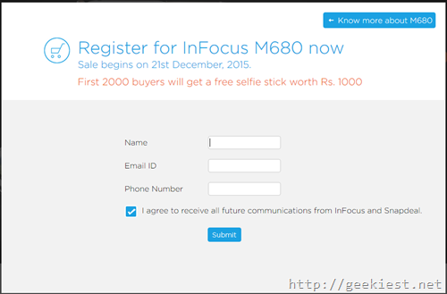 Register InFosus M680
