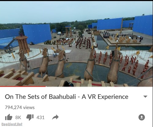 Sets of Bahubali 2 in Virtual Reality -0