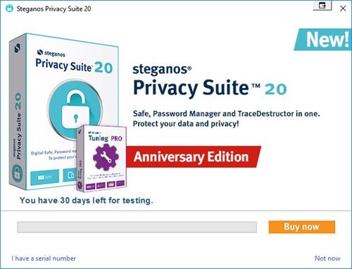 Steganos Privacy Suite 20  Free trial
