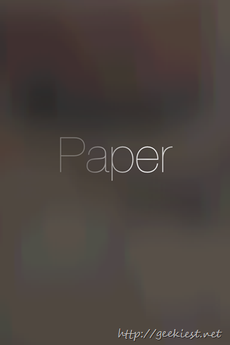 facebook Paper for iOS 1