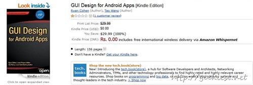 free Kindle book for android developers