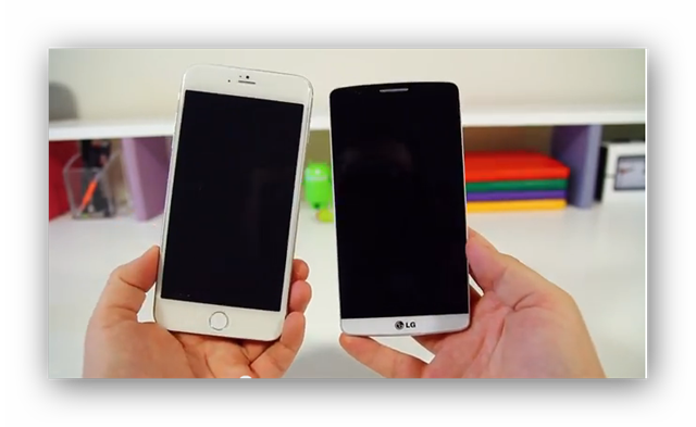 iPhone6 vs LG G3 Comparison