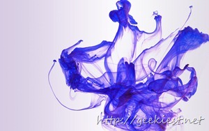 Ink in water